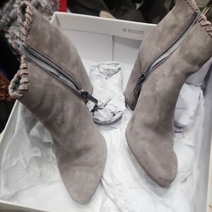 1. State Taupe Heeled Boots